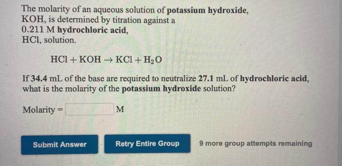 Potassium Hydroxide (KOH) - Uses, Solution