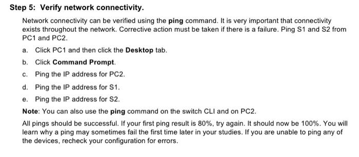 Solved Lab Report 2 Implementing Basic Connectivity Topology | Chegg.com