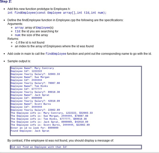 Solved Step 2: • Add this new function prototype to | Chegg.com