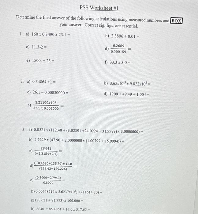 Solved Determine the final answer of the following | Chegg.com