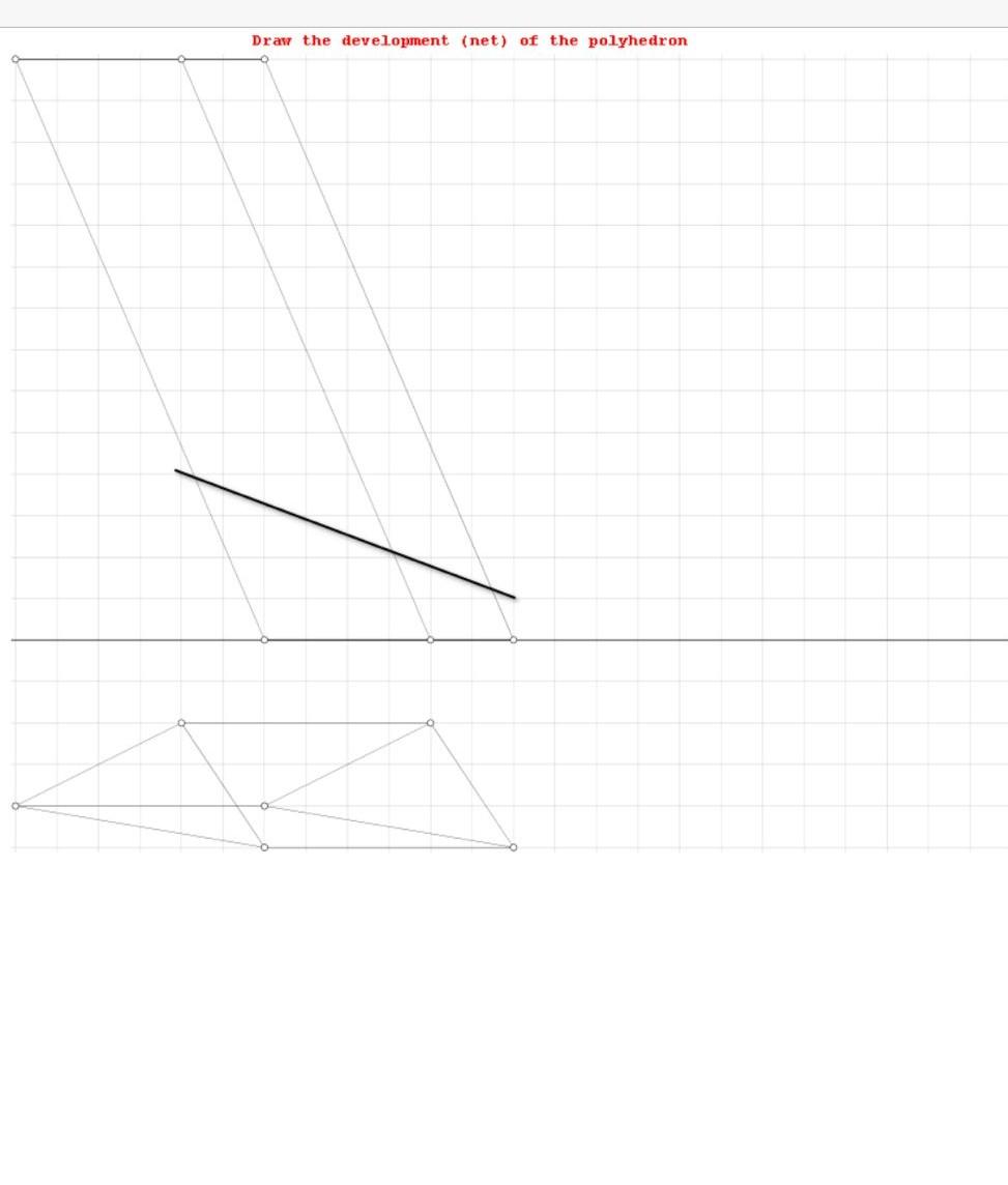 draw the development ( Net) of the polyhedron | Chegg.com
