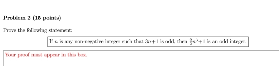 Solved Problem 2 (15 ﻿points)Prove the following | Chegg.com