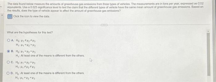 The data found below measure the amounts of | Chegg.com