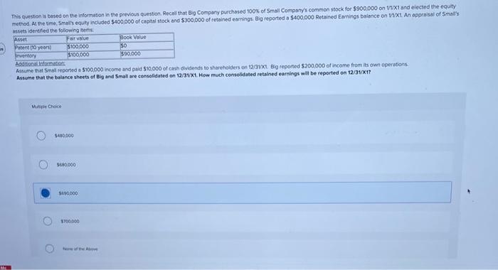 Solved This question is based on the information in the | Chegg.com