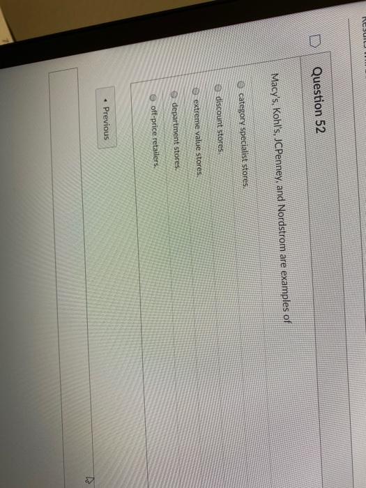 Nsui Question 52 Macy S Kohl S Jcpenney And Chegg 