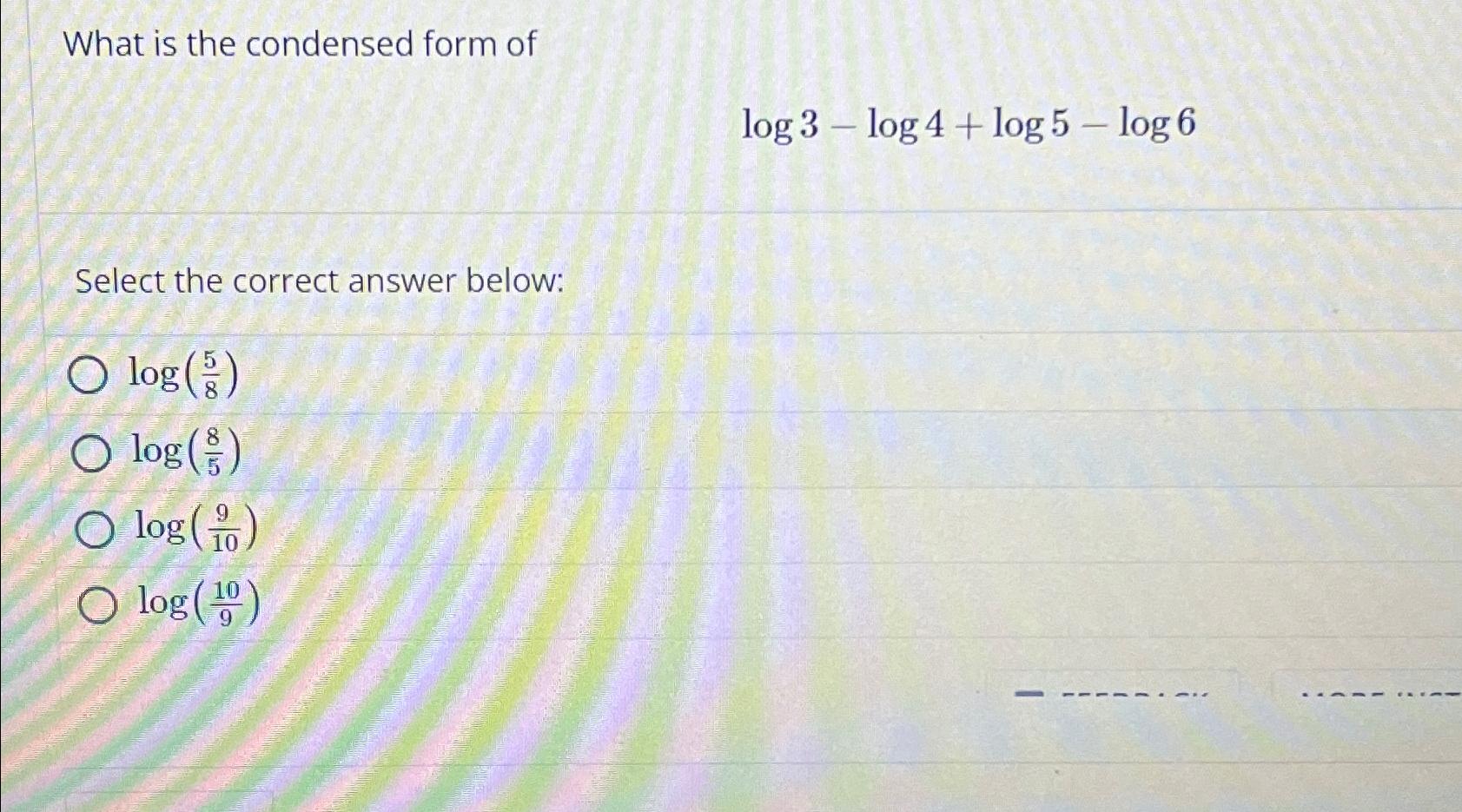 Solved What is the condensed form | Chegg.com