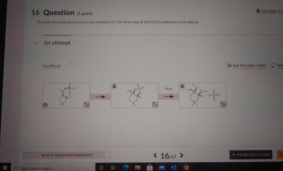 Solved e See page 12 16 Question (1 point) Provide the | Chegg.com