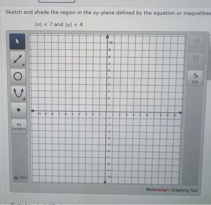 Solved Sketch and shade the region in the xy-plane defined | Chegg.com