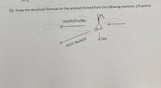 Solved draw the structural formula for the product formed | Chegg.com