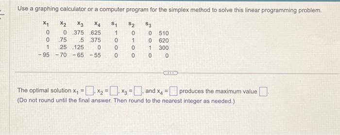 Solved Use a graphing calculator or a computer program for | Chegg.com