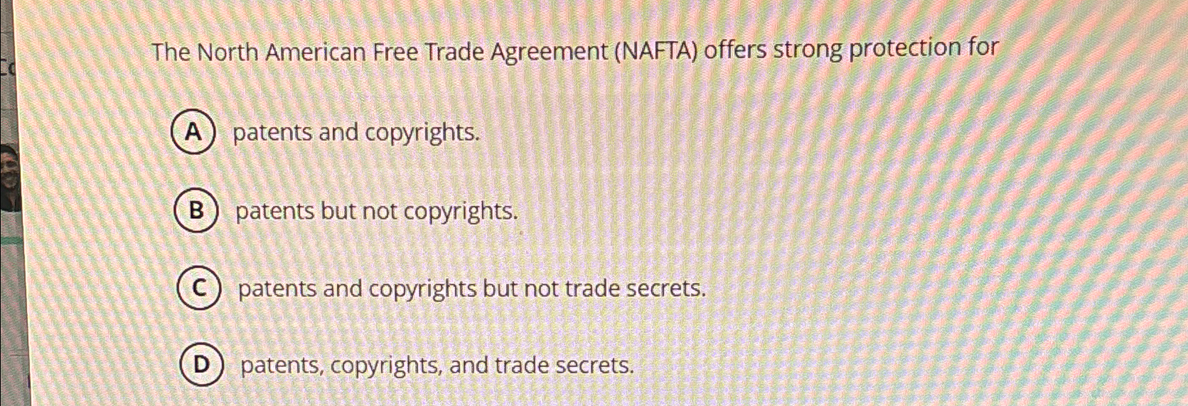 Solved The North American Free Trade Agreement (NAFTA) | Chegg.com