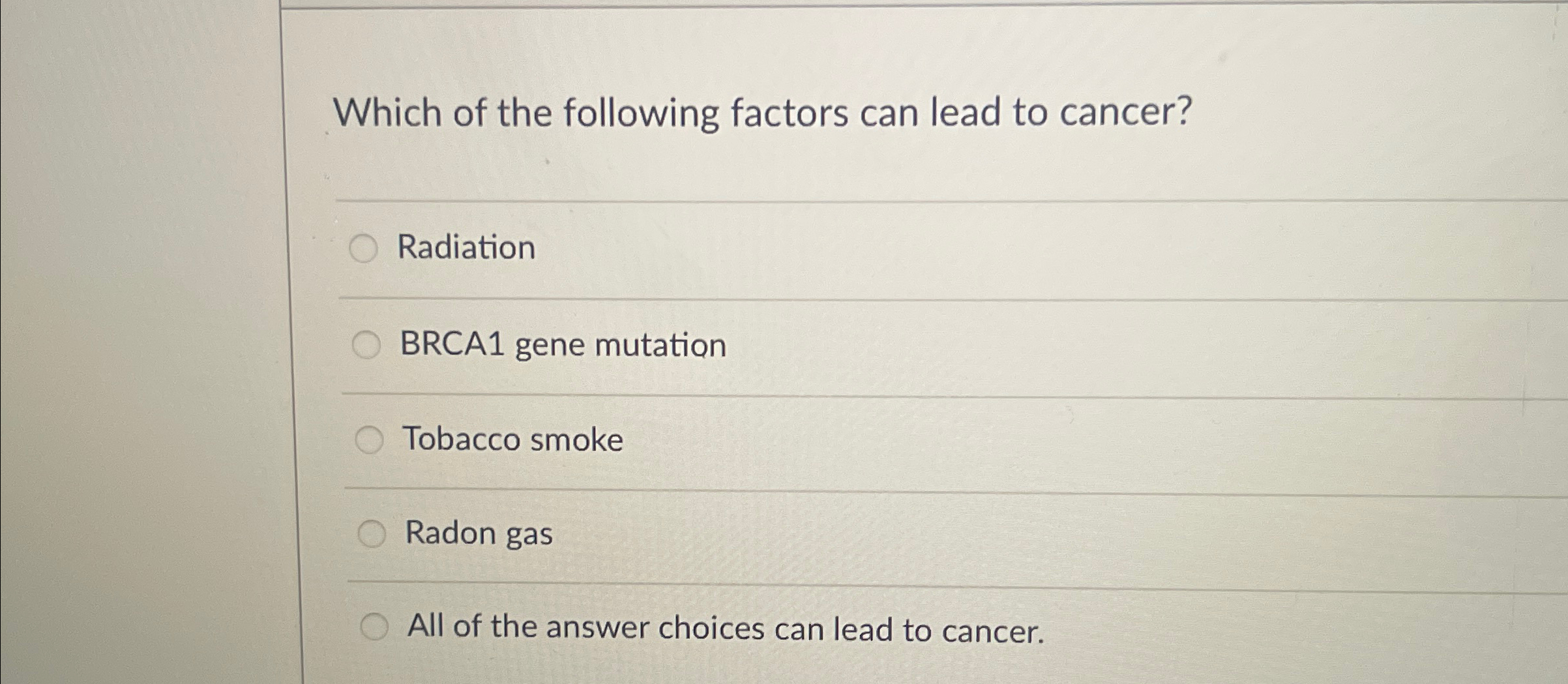 Solved Which of the following factors can lead to | Chegg.com
