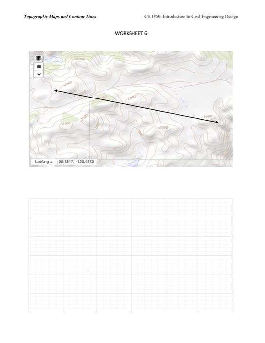 Draw the profiles along the lines shown on the first | Chegg.com