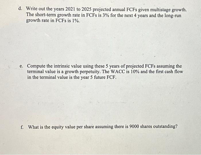 Solved 1. Use the following snreadsheet to solve the | Chegg.com