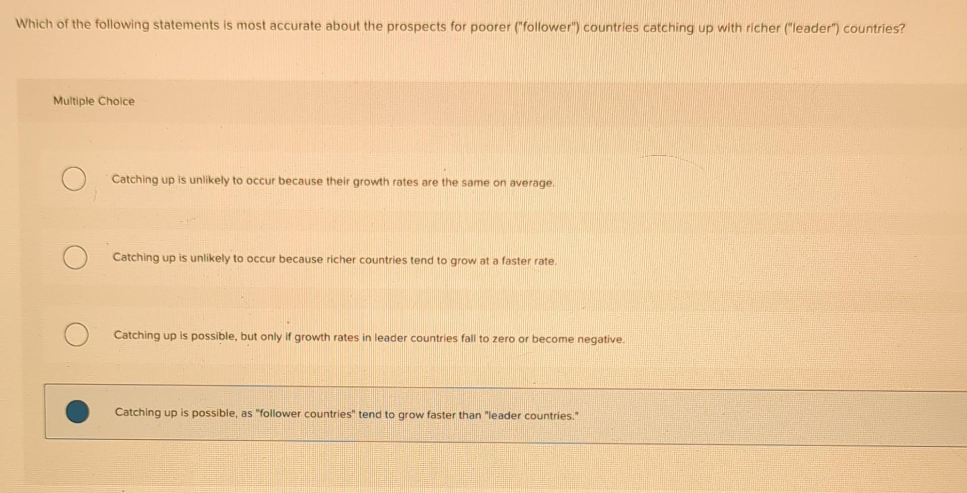 Solved Which of the following statements is most accurate | Chegg.com