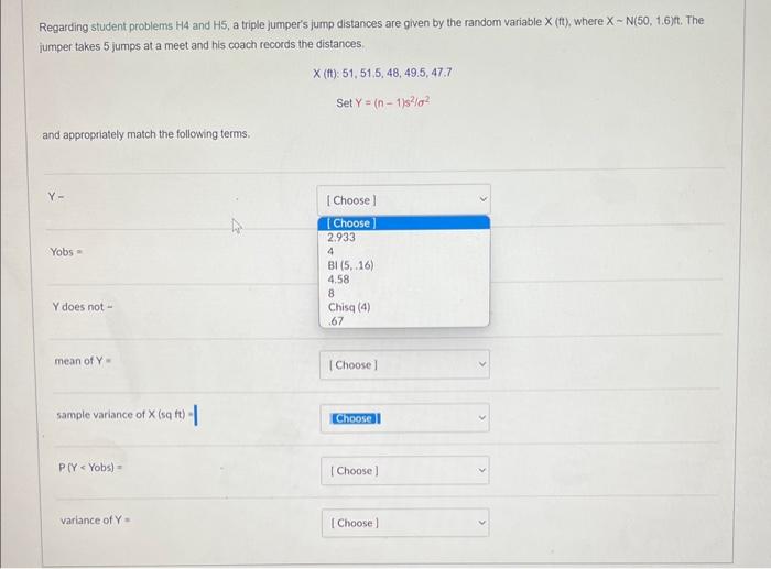 Solved Regarding student problems H4 and H5, a triple | Chegg.com