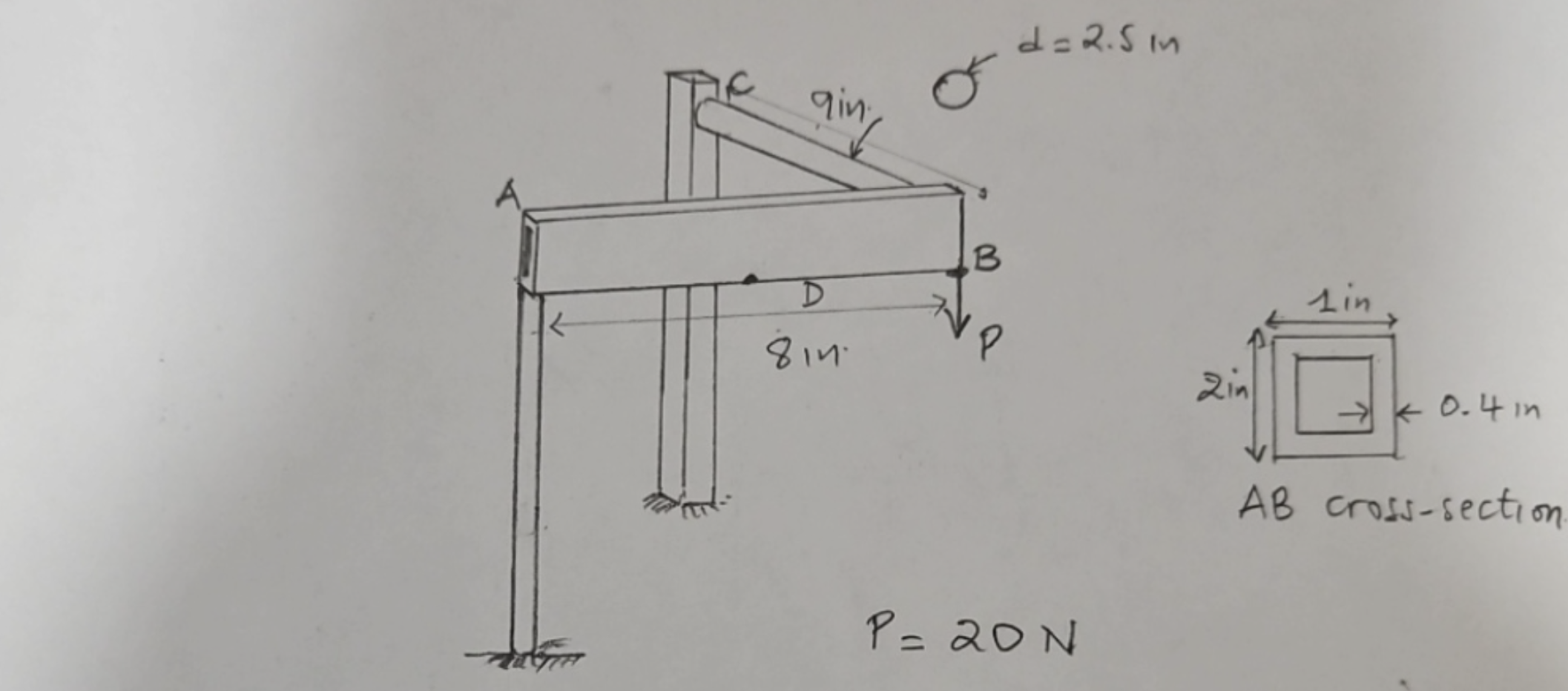 Solved A36 ﻿steel is the material chosen for both parts of