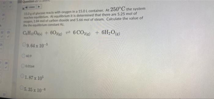 Solved Question 150g of glucose reacts with oxygen in a | Chegg.com