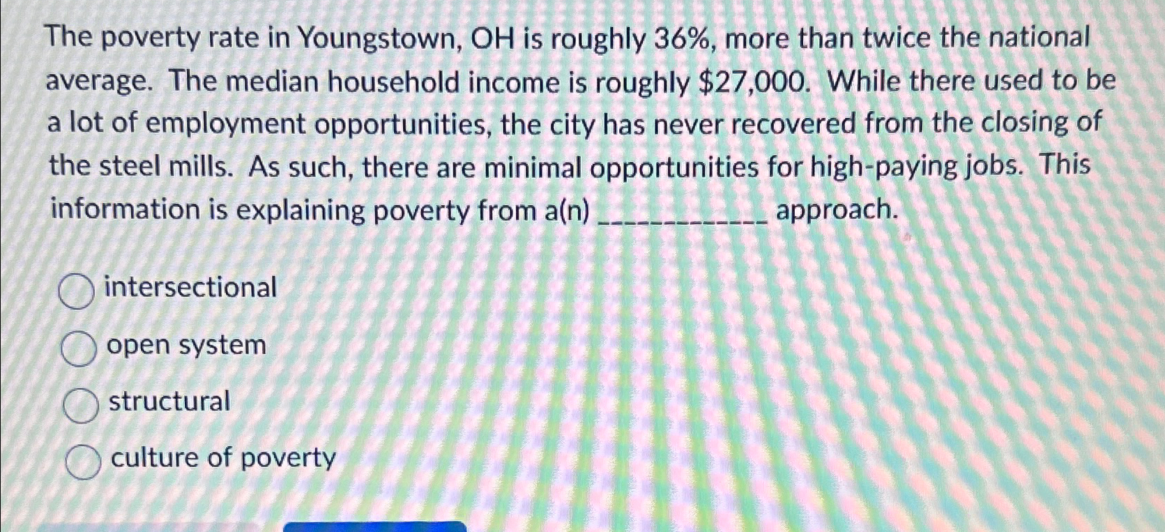 solved-the-poverty-rate-in-youngstown-oh-is-roughly-36-chegg