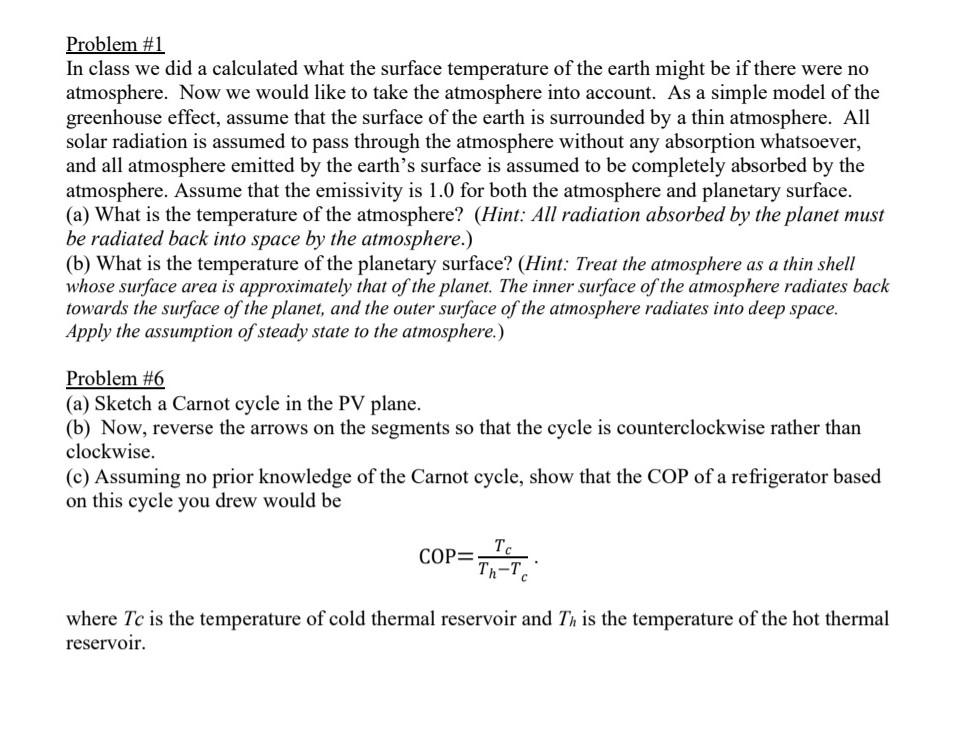 Solved Problem #1 In class we did a calculated what the | Chegg.com