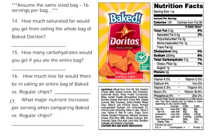 Sized Bag 16 Servings Per