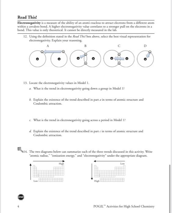 Identifying & Interpreting Periodic Table Trends Practice, Physical  sciences Practice Problems