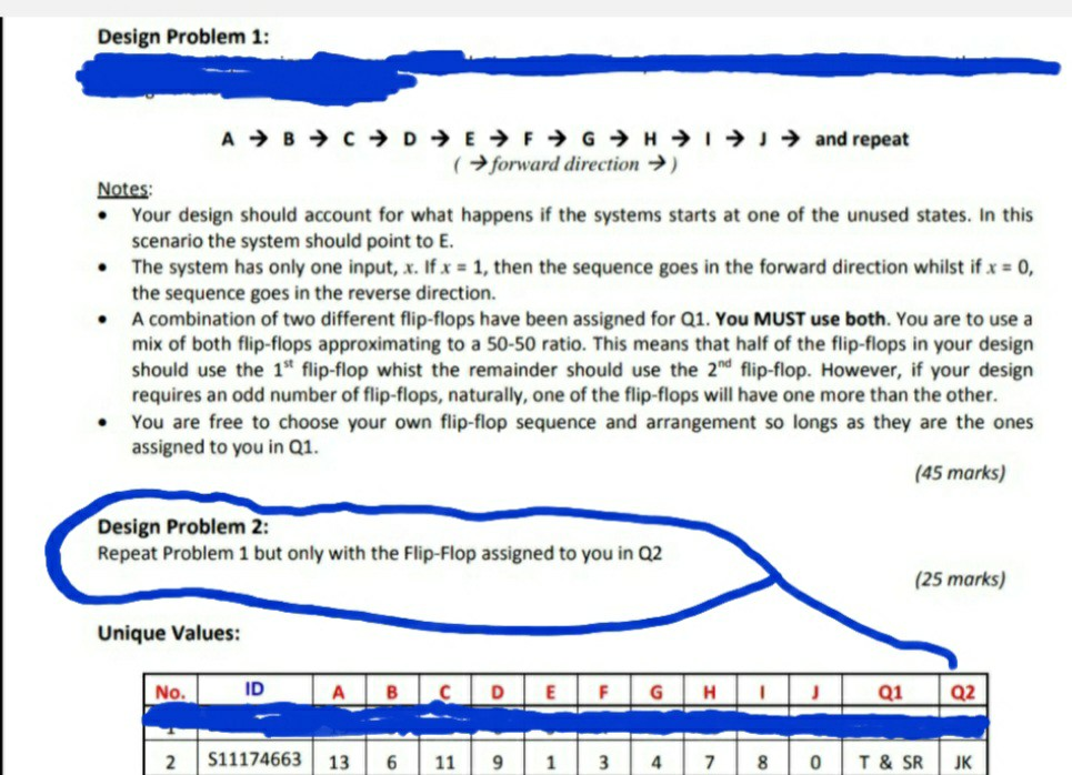 Solved pliz solve design problem 2 using the data given in | Chegg.com