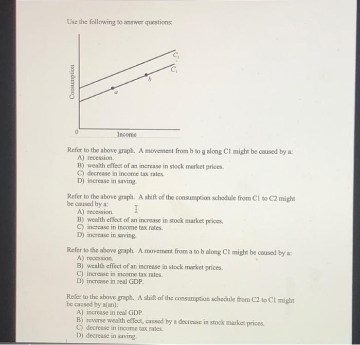 Solved Use The Following To Answer Questions: Refer To The | Chegg.com