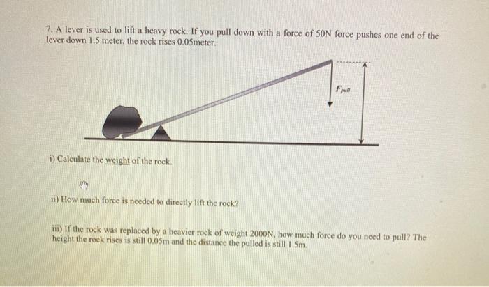 Pull down the discount lever