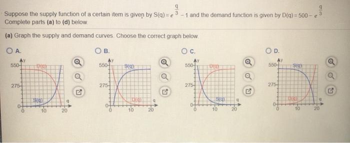Solved 3 Suppose the supply function of a certain item is | Chegg.com