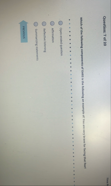 Solved Question: 7 ﻿of 20Which of the following components | Chegg.com