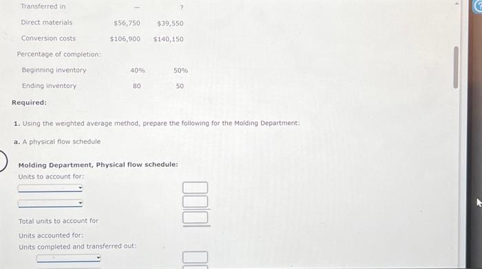 Solved 1. Using the weighted average method, prepare the | Chegg.com