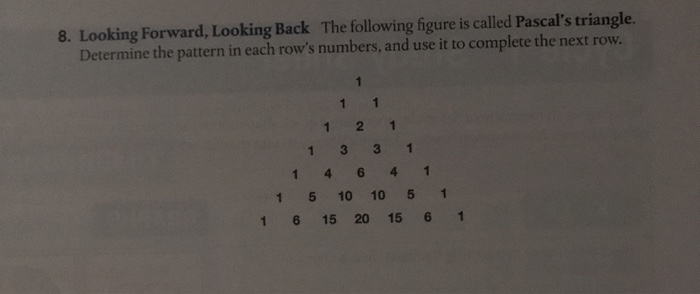 Solved 8. Looking Forward, Looking Back The following figure | Chegg.com