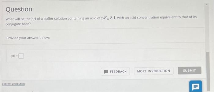 Solved What Will Be The PH Of A Buffer Solution Containing Chegg Com   Image