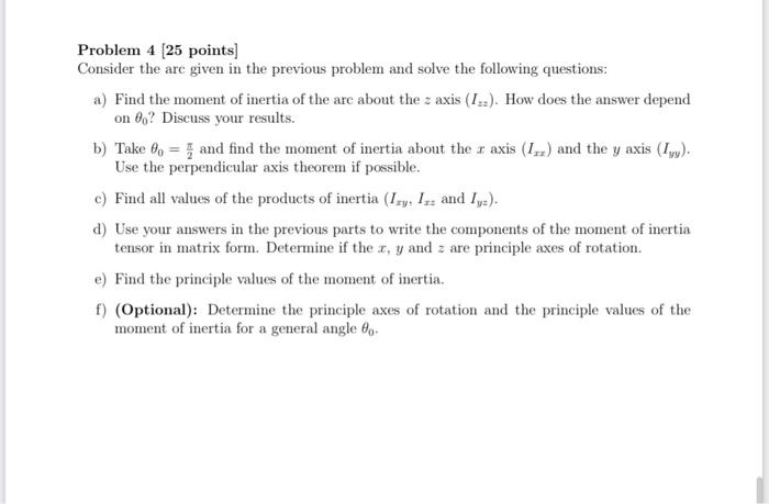 Solved Problem 4 25 Points Consider The Are Given In The 6592