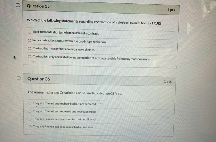 Solved Question 35 1 Pts Which Of The Following Statements | Chegg.com Solved Question 35 1 Pts Which Of The Following Statements | Chegg.com