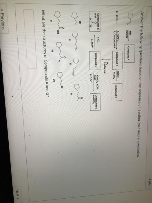 Solved 4 pts Answer the following questions based on the | Chegg.com