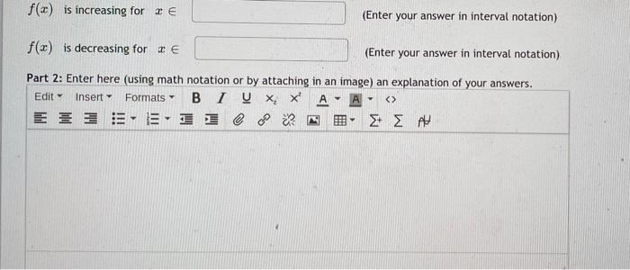 Solved This problem has two parts. Part 1: The graphs of | Chegg.com