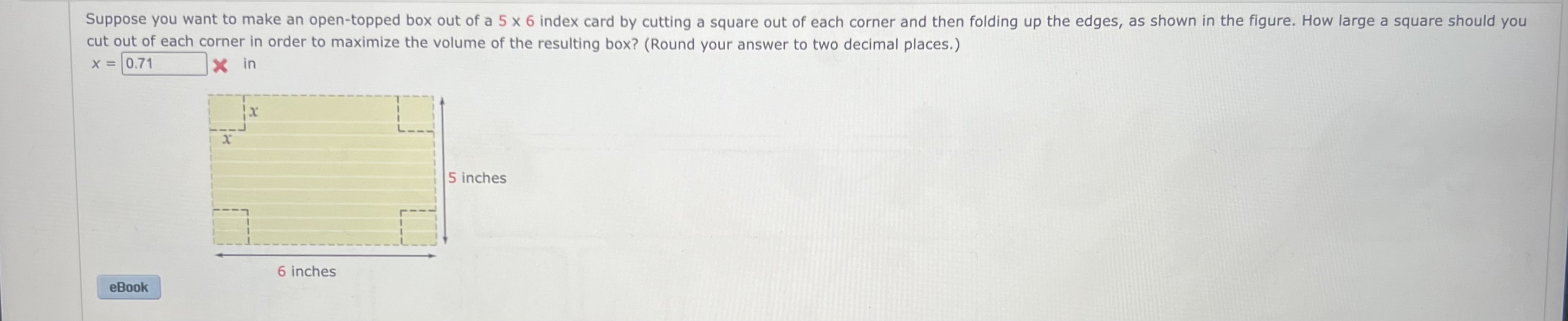 Solved Suppose you want to make an open-topped box out of a | Chegg.com