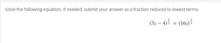 Solved Solve the following equation. If ﻿needed, submit your | Chegg.com