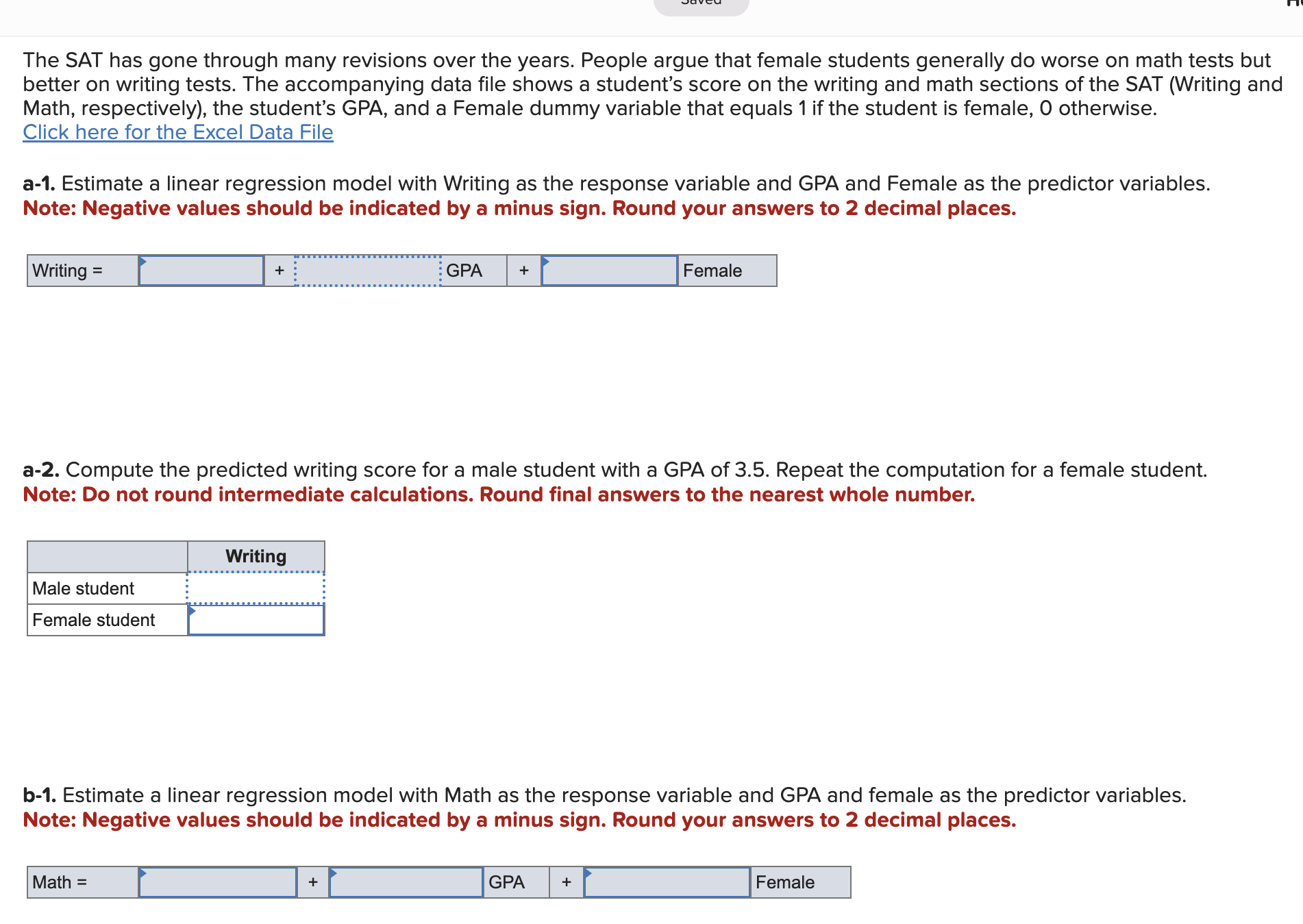 Solved The SAT has gone through many revisions over the | Chegg.com