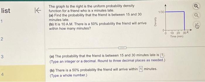 Solved The Graph To The Right Is The Uniform Probability | Chegg.com