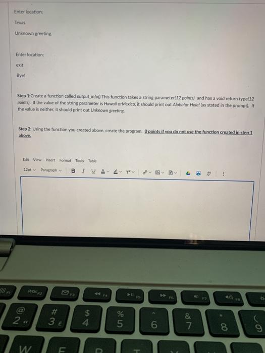 Solved Problem 3 179 points)-Write a program Create a | Chegg.com