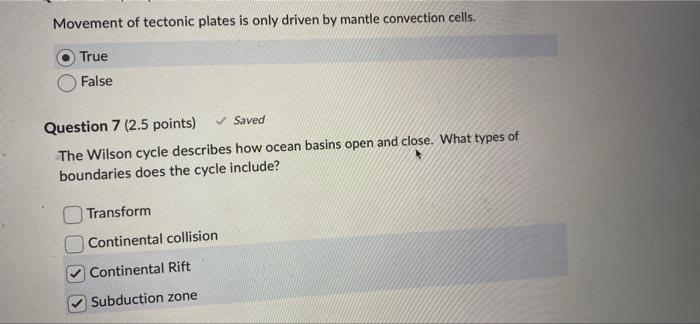 lower part of the mantle moves tectonic plates