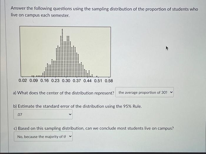 Solved Answer the following questions using the sampling | Chegg.com