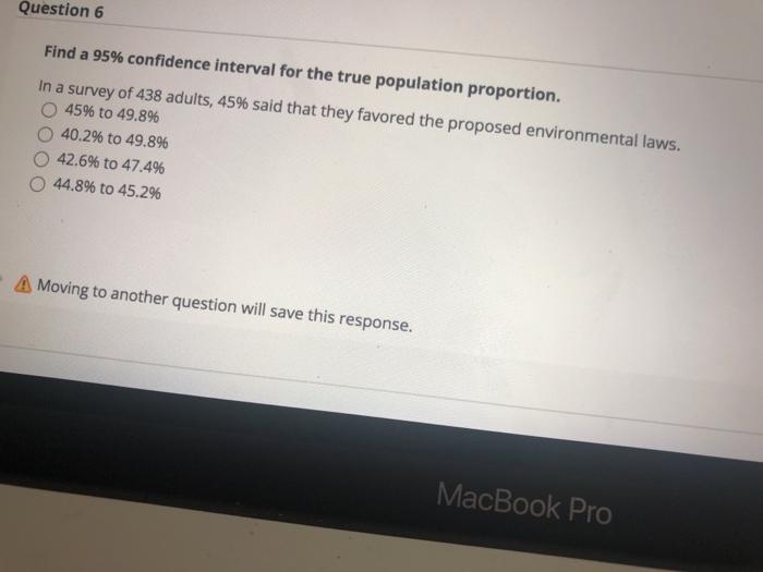 Solved Question 6 Find a 95% confidence interval for the | Chegg.com