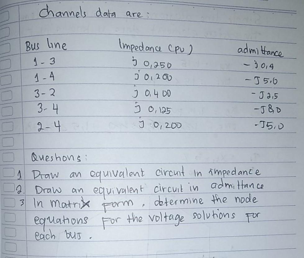Solved 1 Single line diagram of a simple system. the system | Chegg.com