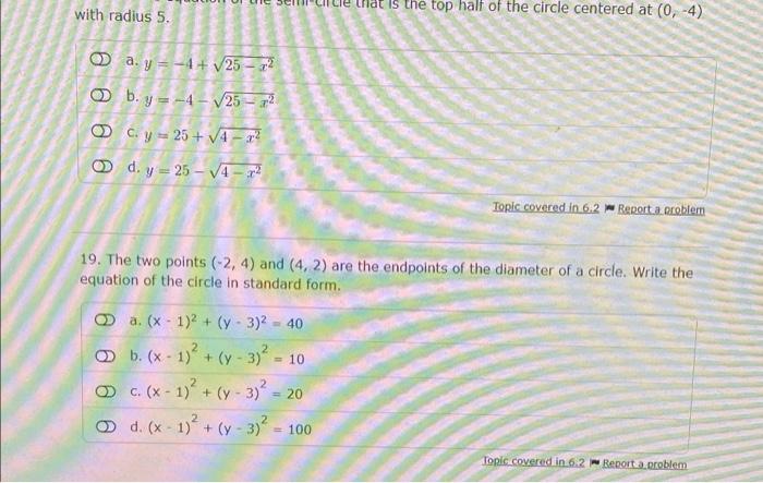 Solved 9. Write the given equation in standard form, and | Chegg.com