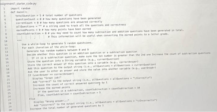 Solved Purposes: For this assignment, you need to implement | Chegg.com