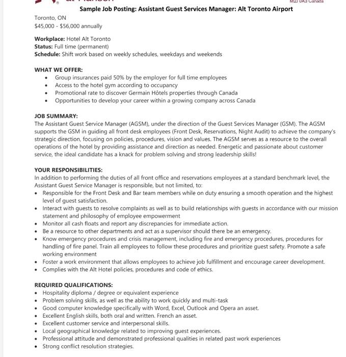 Solved Assignment (25) Professional Cover Letter Learning | Chegg.com